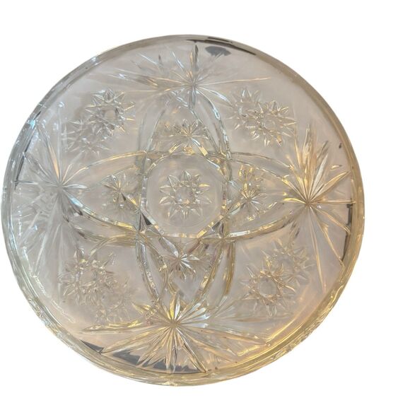 Vtg MCM Plate Tea Cup Set Anchor Hocking Early American Prescut 8 Piece Snack - Picture 5 of 16